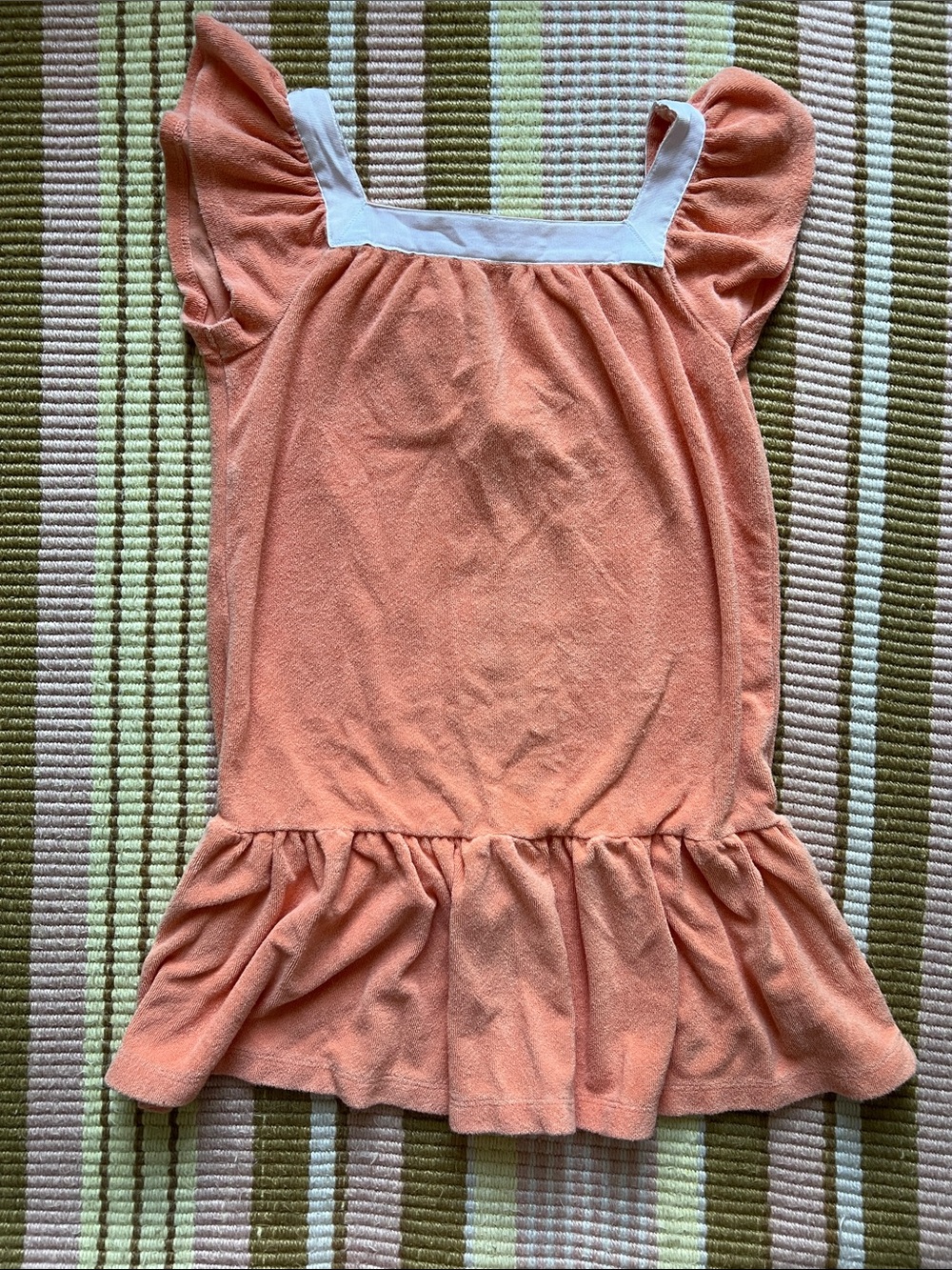 Janie and Jack Peach Terry Coverup Dress